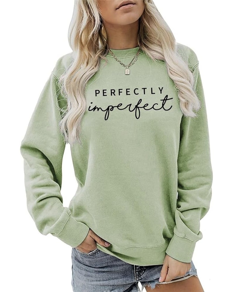 PERFECTLY imperfect Women's Fun Letter Sweatshirt Women's Fall/Winter Crew Neck Top 7 $10.50 Hoodies & Sweatshirts