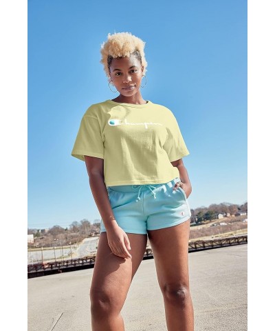 Women's T-shirt, Heritage Heavyweight Cropped T-shirt, Crop Top for Women White C Logo $8.96 Activewear