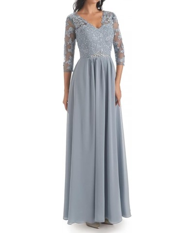 Mother of The Bride Dresses Lace Wedding Guest Dresses for Women Chiffon Mother of The Groom Dresses V Neck Taupe $37.50 Dresses