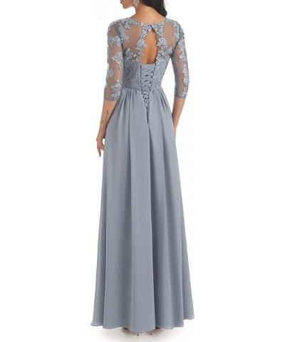 Mother of The Bride Dresses Lace Wedding Guest Dresses for Women Chiffon Mother of The Groom Dresses V Neck Taupe $37.50 Dresses