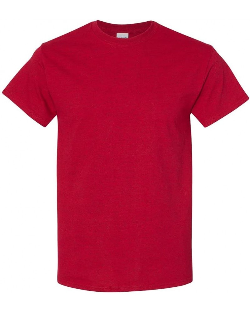 Men's Heavy Taped Neck Comfort Jersey T-Shirt Antique Cherry Red $6.29 Others