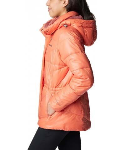 Women's Peak to Park ii Insulated Hooded Jacket Faded Peach Gunmetal $37.80 Jackets