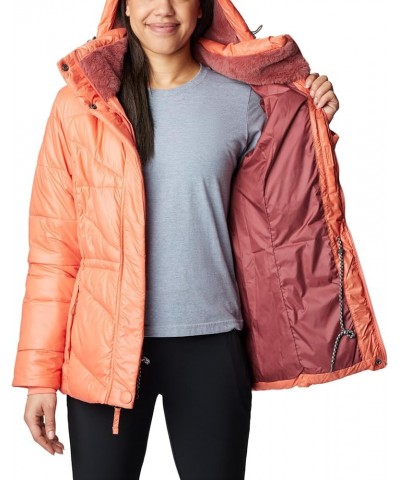 Women's Peak to Park ii Insulated Hooded Jacket Faded Peach Gunmetal $37.80 Jackets