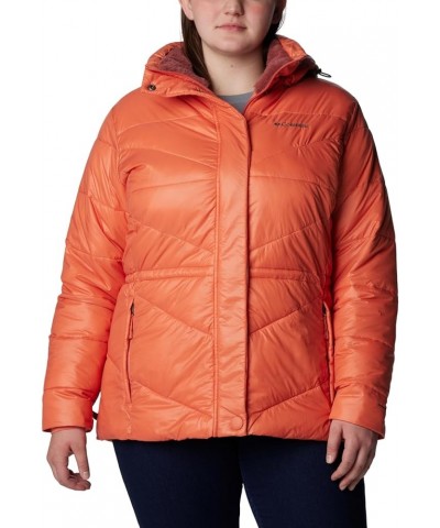 Women's Peak to Park ii Insulated Hooded Jacket Faded Peach Gunmetal $37.80 Jackets