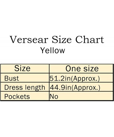 Women Loose Casual Cotton Linen Dress Floral Boho Maxi Dress Contrast House Robes Half Sleeves Plus Size Yellow $15.84 Dresses