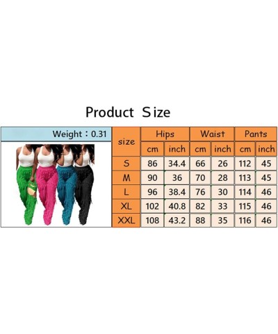 Women's Sexy High Waist Pants Casual Wide Leg Long Pants Palazzo Flowy Trousers Party Clubwear Green $14.19 Pants