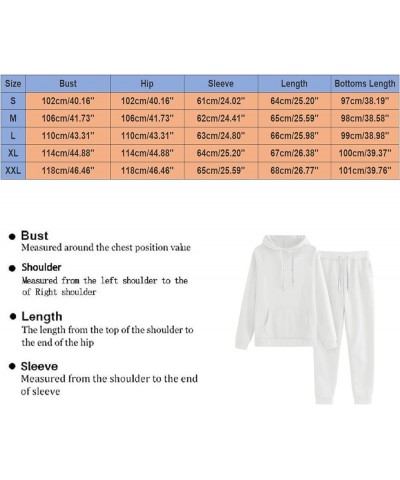 Women's 2 Piece Sweatsuits Casual Solid Long Sleeve Pullover sets Drawstrings Waist Jogger Pants Lounge Tracksuits 05_white $...