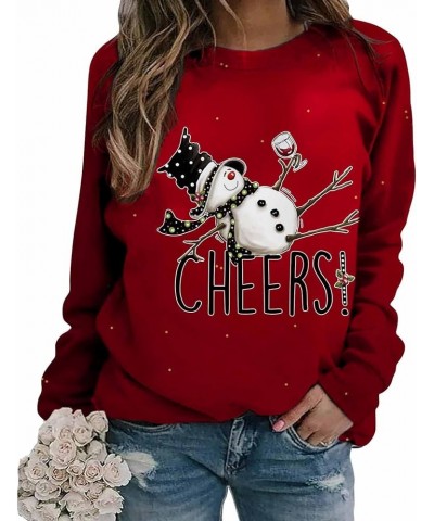 Women Christmas Sweater Fashion Aesthetic Sweat Winter Holiday Party Sweatshirts Trendy Cool Tshirt Sport Christmas Clothing ...