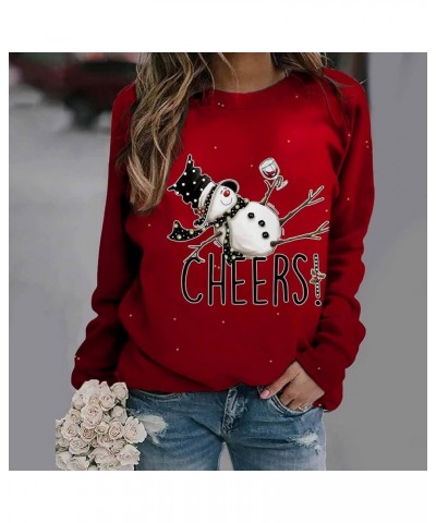 Women Christmas Sweater Fashion Aesthetic Sweat Winter Holiday Party Sweatshirts Trendy Cool Tshirt Sport Christmas Clothing ...