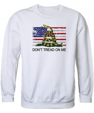 Graphic Crewneck Sweatshirt White Flag w/Gadsden $7.04 Activewear