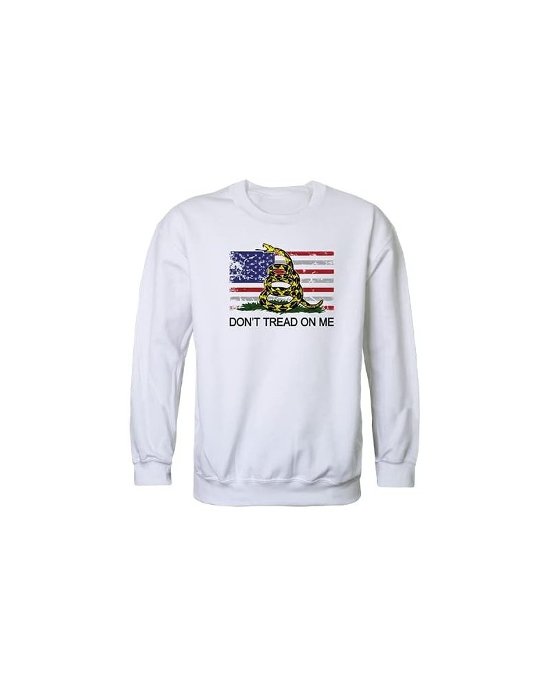 Graphic Crewneck Sweatshirt White Flag w/Gadsden $7.04 Activewear