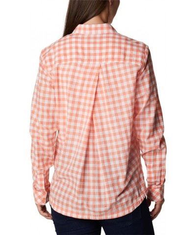 Women's Camp Henry Iii Ls Shirt Coral Reef Gingham $11.14 Blouses