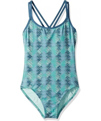 Women's Beacon Full One Piece Swimsuit Agave $21.74 Swimsuits