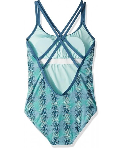 Women's Beacon Full One Piece Swimsuit Agave $21.74 Swimsuits