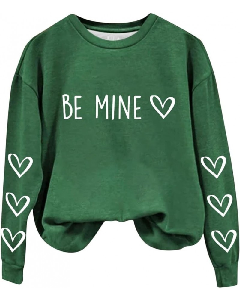 Women's Valentine's Day Sweatshirt Boho Sweater,Knit Tops,Ugly Sweater Christmas,Christmas Clothes For Women A2-green $6.11 S...