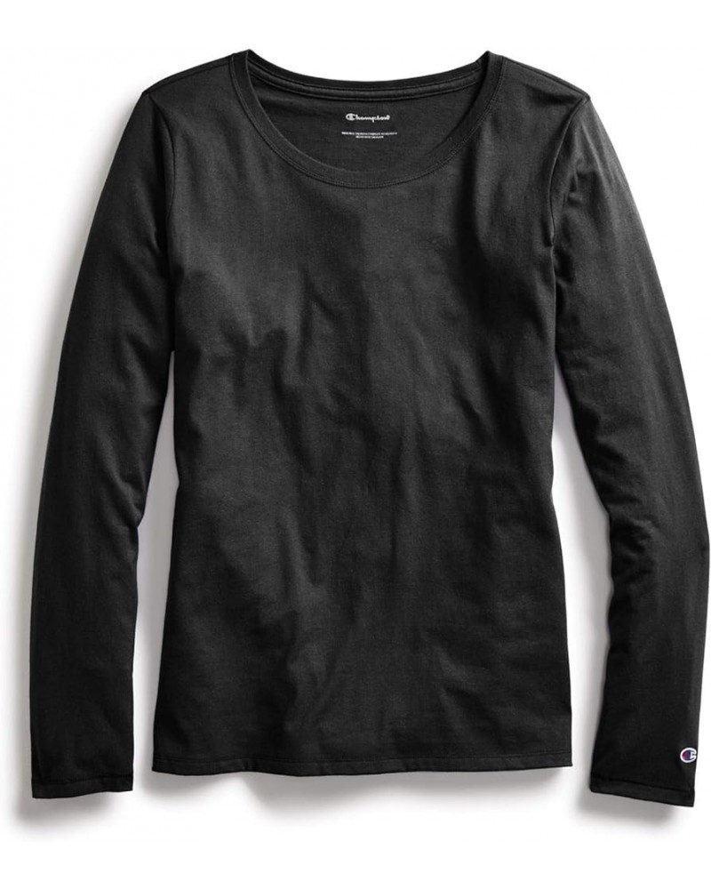 Women's Long-sleeve T-shirt (Retired Colors) Black $13.80 Activewear