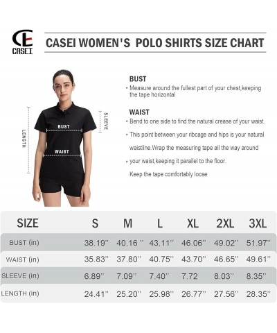 Womens Polo Shirts Golf Shirts Quick Dry Moisture Wicking Black and White Polo Shirt 2 Pieces Black $14.74 Shirts