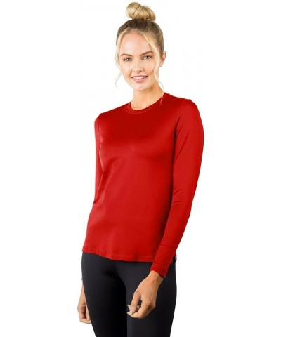 womens Crew Neck,crew Red $47.60 T-Shirts