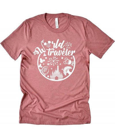 Orlando Theme Park World Traveler Shirt Unisex - T-Shirt, Tank Top Mauve $13.97 T-Shirts