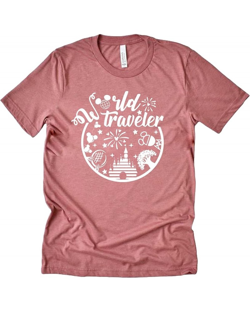 Orlando Theme Park World Traveler Shirt Unisex - T-Shirt, Tank Top Mauve $13.97 T-Shirts