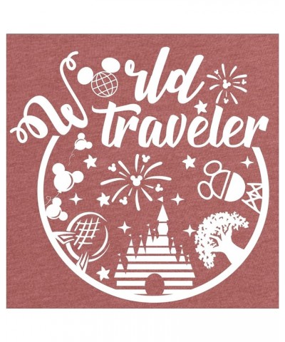 Orlando Theme Park World Traveler Shirt Unisex - T-Shirt, Tank Top Mauve $13.97 T-Shirts