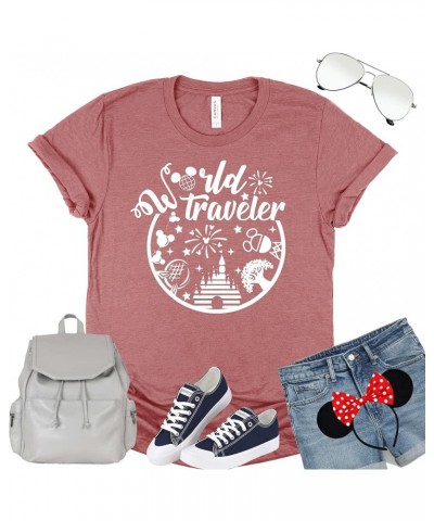 Orlando Theme Park World Traveler Shirt Unisex - T-Shirt, Tank Top Mauve $13.97 T-Shirts