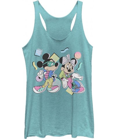 Women's 80s Minnie Mickey Tahi Blue $12.60 Blouses