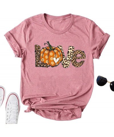 Halloween Costumes for Women Funny Pumpkin Printed Cute T Shirts Orange Graphic Tops Fall Tee Fashion Gift F-202pk $8.39 Others