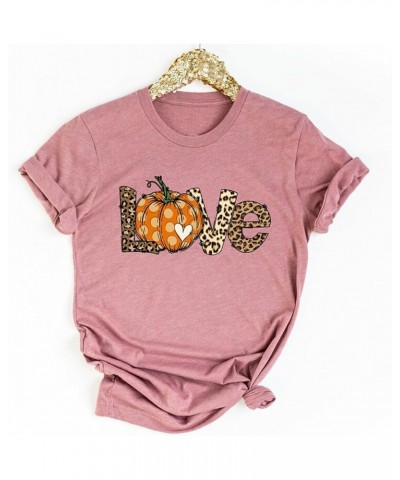 Halloween Costumes for Women Funny Pumpkin Printed Cute T Shirts Orange Graphic Tops Fall Tee Fashion Gift F-202pk $8.39 Others