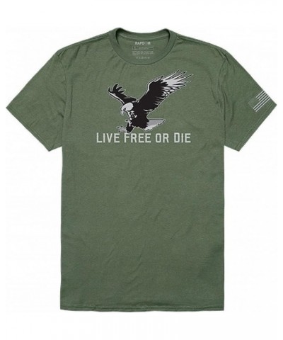 Tactical Graphic T-Shirt-Short Sleeve Olive Live Free $5.86 T-Shirts