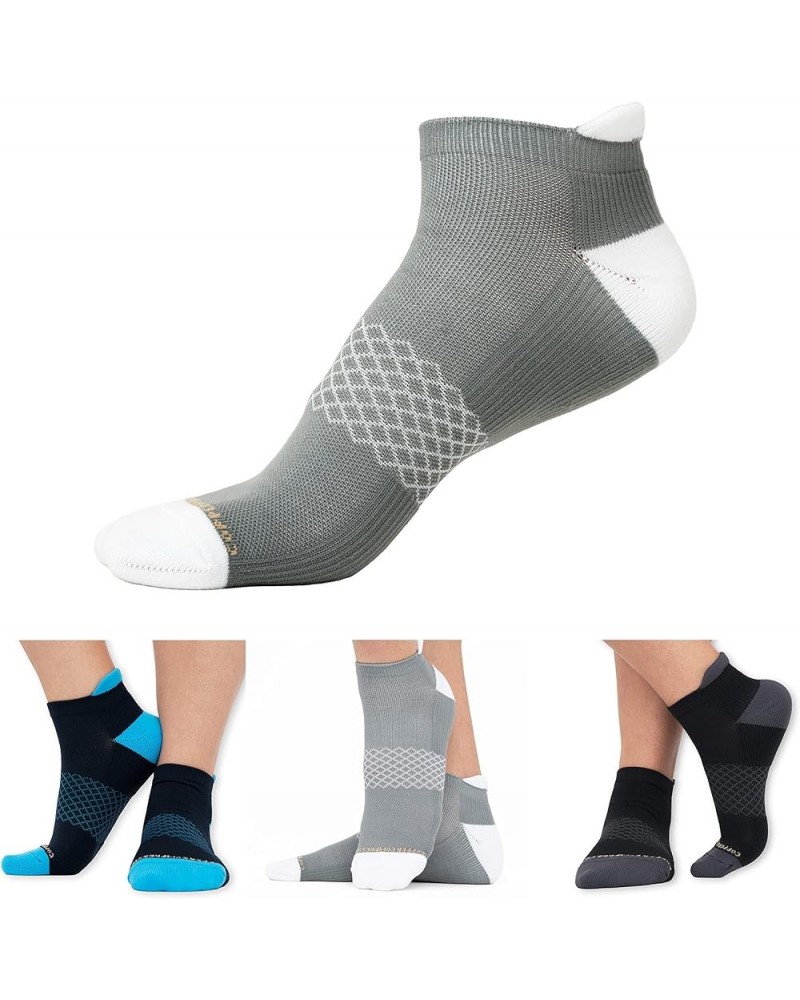 Socks for Women & Men | Powerknit Compression Socks For Running, Cycling & Pain Relief 3 Pairs - Large Multicolor $16.31 Acti...