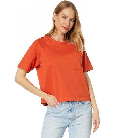 Women's Deschutes Raglan Sleeve Tee Rust Ochre $20.54 T-Shirts