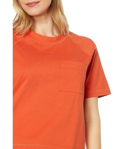 Women's Deschutes Raglan Sleeve Tee Rust Ochre $20.54 T-Shirts