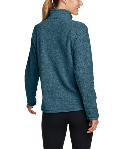 Women's Fast Fleece Raglan-Sleeve 1/4-Zip - Solid Peacock $21.50 Jackets