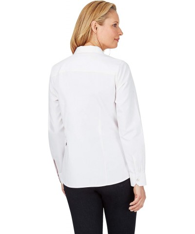 Womens Dianna Non-Iron Shirt White 18 One Size $31.06 Blouses