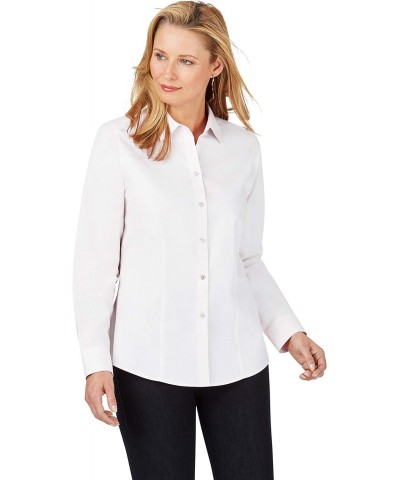 Womens Dianna Non-Iron Shirt White 18 One Size $31.06 Blouses