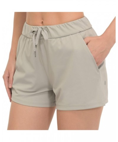 Womens Shorts Joggers for Summer Casual Athletic Running Hiking Workout Gym Shorts Lounge Shorts Plus Size Light Grey $12.00 ...