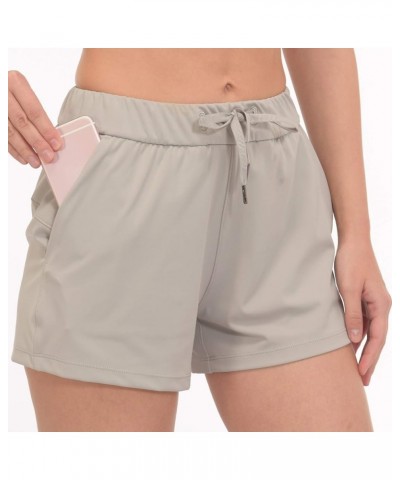 Womens Shorts Joggers for Summer Casual Athletic Running Hiking Workout Gym Shorts Lounge Shorts Plus Size Light Grey $12.00 ...