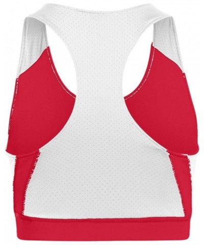 Women's 2417 Red/White $12.43 Lingerie