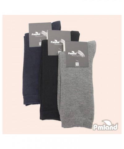 Essential Women 3 Pairs Classic Crew Socks - Black, Gray, and Navy 1 Pair/color $8.67 Socks