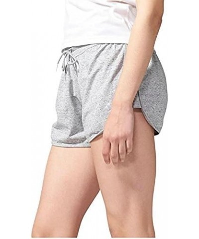 Women's Dolphin Hem Shorts BK7943 Medium Grey Heather $10.26 Activewear