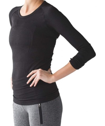 Swiftly Tech Long Sleeve Crew Black $52.22 Shirts