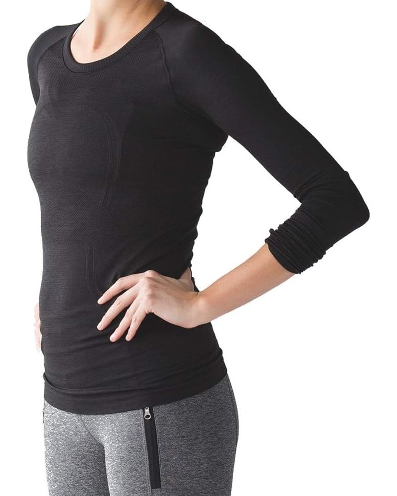 Swiftly Tech Long Sleeve Crew Black $52.22 Shirts