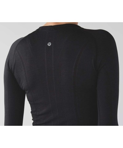 Swiftly Tech Long Sleeve Crew Black $52.22 Shirts