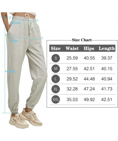 Women Color Block Y2k Baggy Sweatpants Elastic High Waist Joggers Pants with Pockets Gray $13.00 Activewear