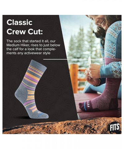 Medium Hiker, Merino Wool, Cushion, Moisture-Wicking, Breathable, Odor Resistant, Mens and Womens Hiking Socks Coal $11.52 Socks