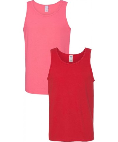 5200 - Heavy Cotton Tank Top Safety Pink/Red $8.93 Shirts