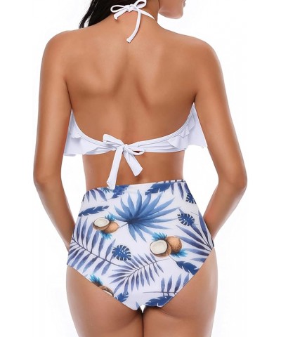 Women 2 Piece Swimsuits Men Swim Trunks Couple High Waisted Bikini Set Women Women1 $14.30 Swimsuits