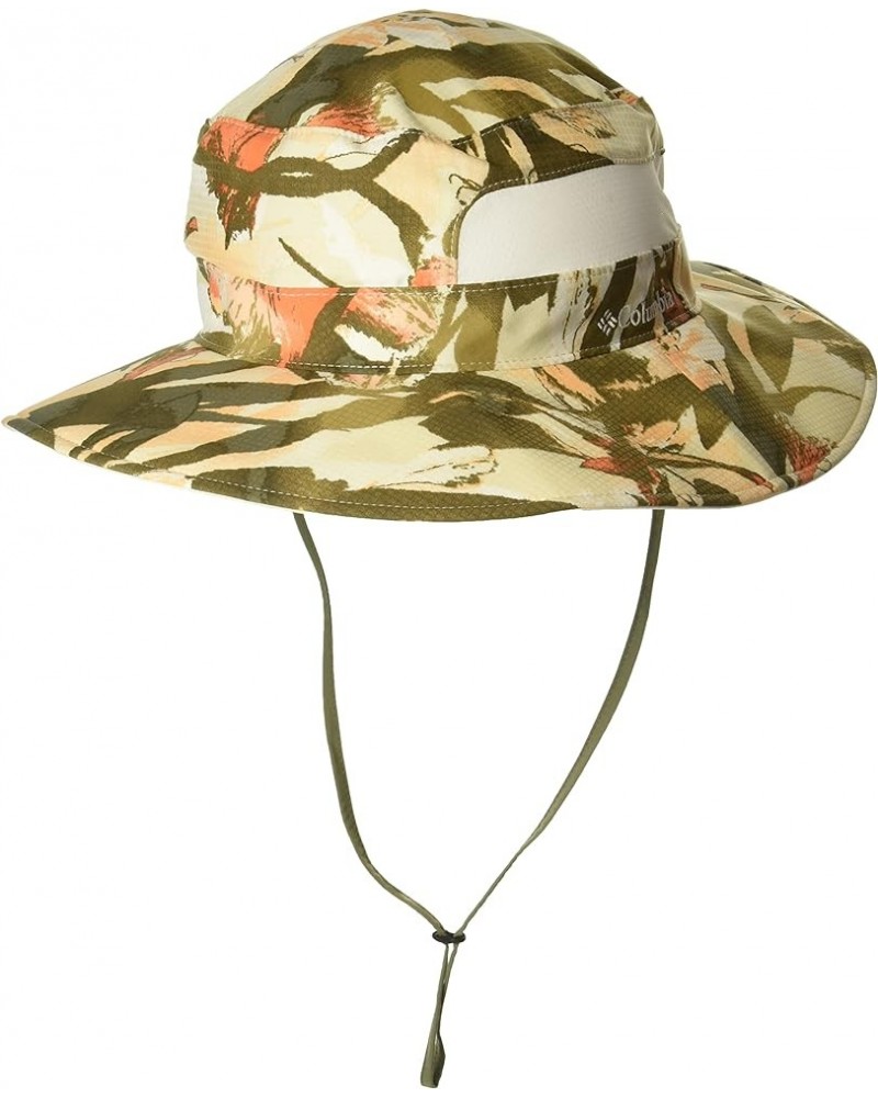 Women's Sun Goddess Booney Chalk Floriculture Print $12.67 Hats & Caps