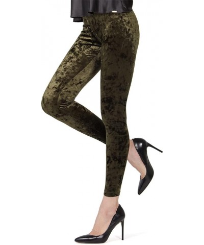 Crushed Velvet Stretch Leggings Acorn $19.88 Leggings